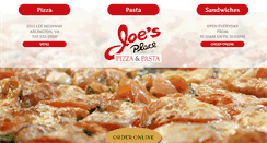 Desktop Screenshot of joesplacepizzaandpasta.com