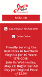 Mobile Screenshot of joesplacepizzaandpasta.com